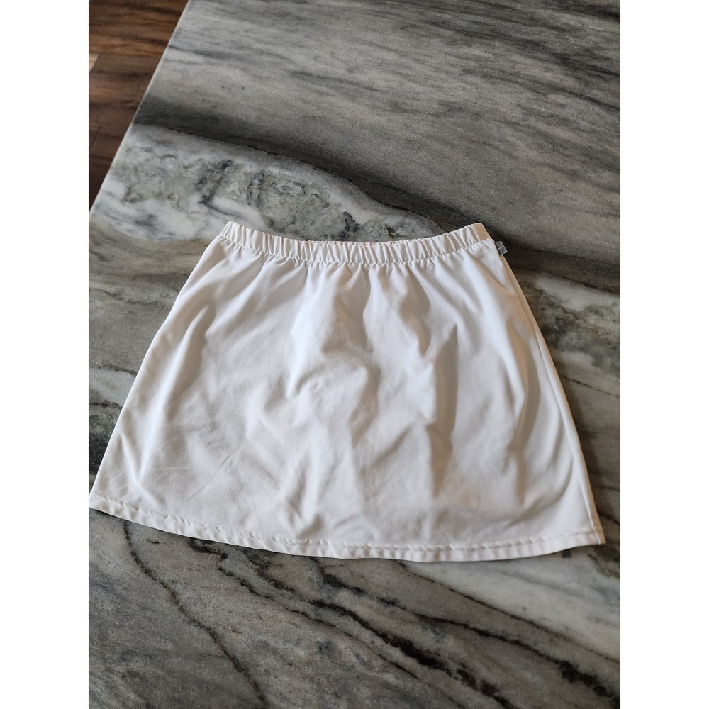 Y2K Nike Dri-FIT White Athletic Skort Tennis Golf Skirt Medium M 8-10